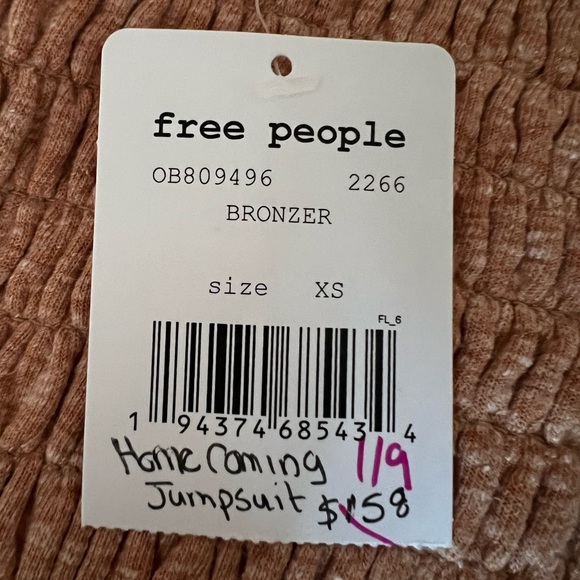 Free People Homecoming Jumpsuit in Bronzer XS - Picture 5 of 5